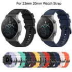 Ремешок силиконовый для Huawei Watch GT3 Pro, оригинальный браслет для наручных часов Samsung Watch 3, Amazfit GTR 3 47 мм, 22 мм