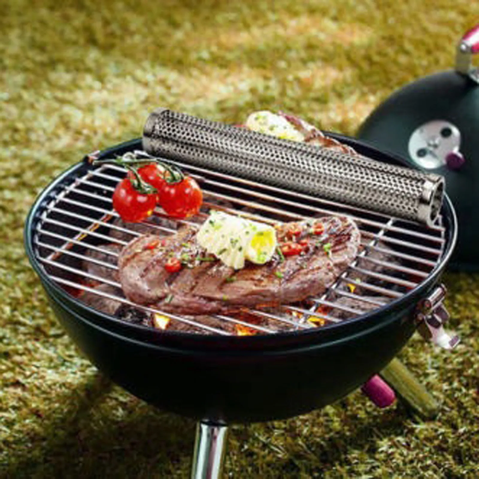 

Smoker Grill Tube Stainless Steel For Vegetables, Cheese, Nuts,Dense Smoke#40