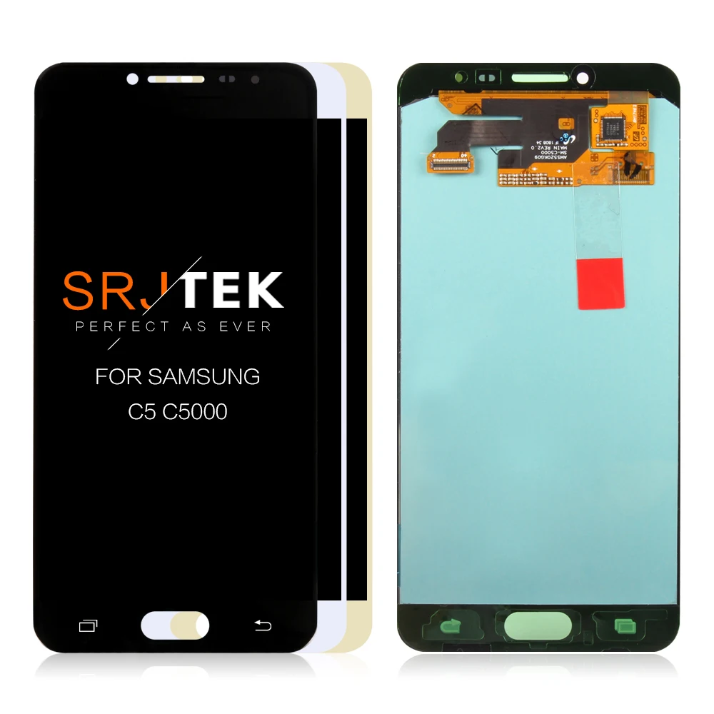 

ЖК-дисплей AMOLED 5,2 дюйма для SAMSUNG Galaxy C5, ЖК-дисплей, сенсорный экран, дигитайзер в сборе для Samsung Galaxy C5 C5000, запасные части