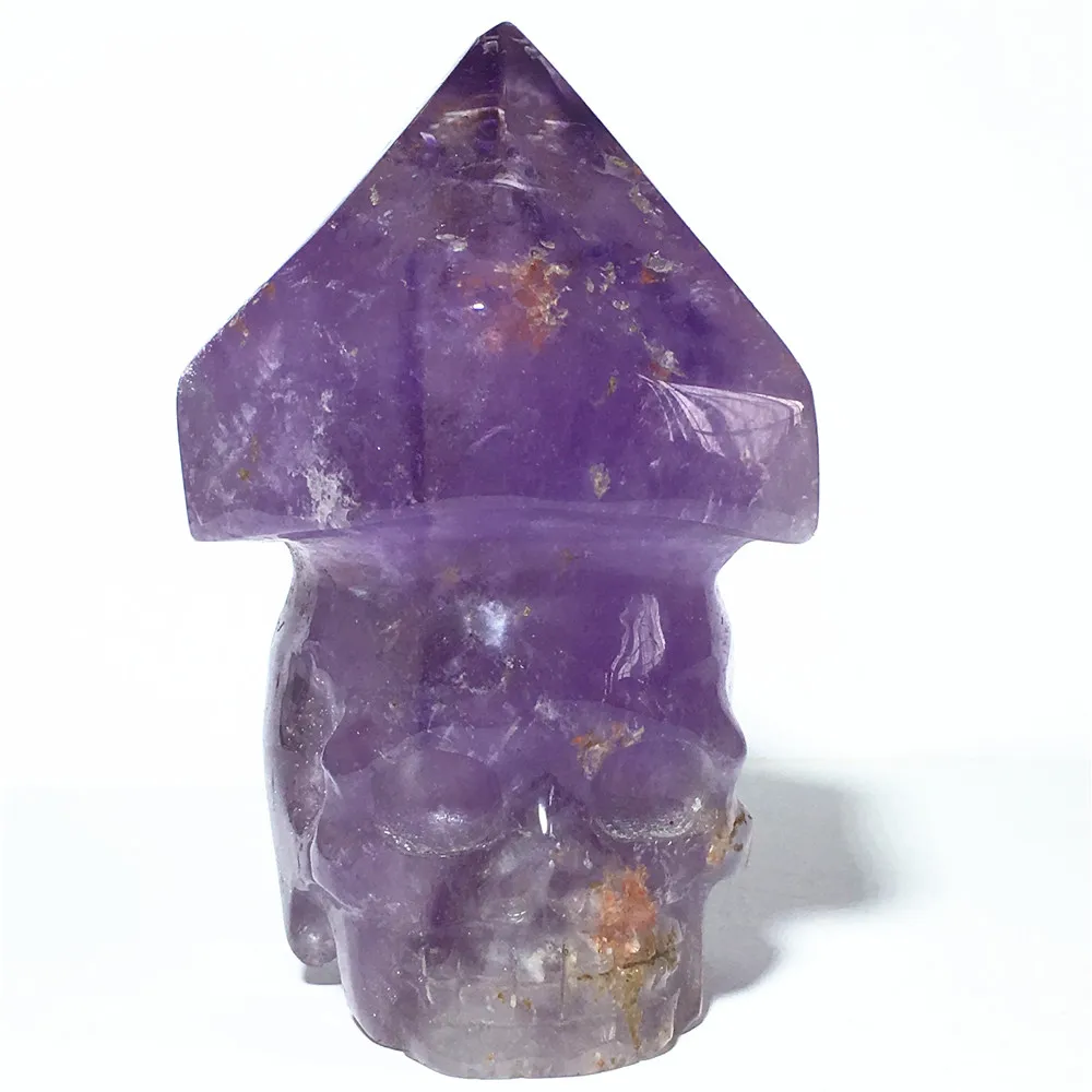 

Natural cranium amethyst quartz crystal for sale Stones and crystals home decoration decorative skulls