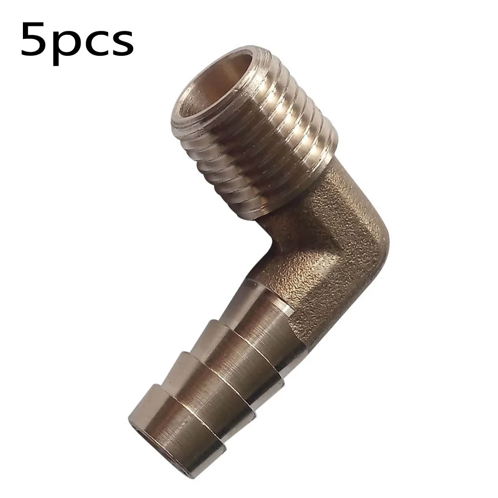

Brass Barb Fittings Adapter Connector Male Elbow 90 Degree 1/4\\\\\\\" Male NPT Durable