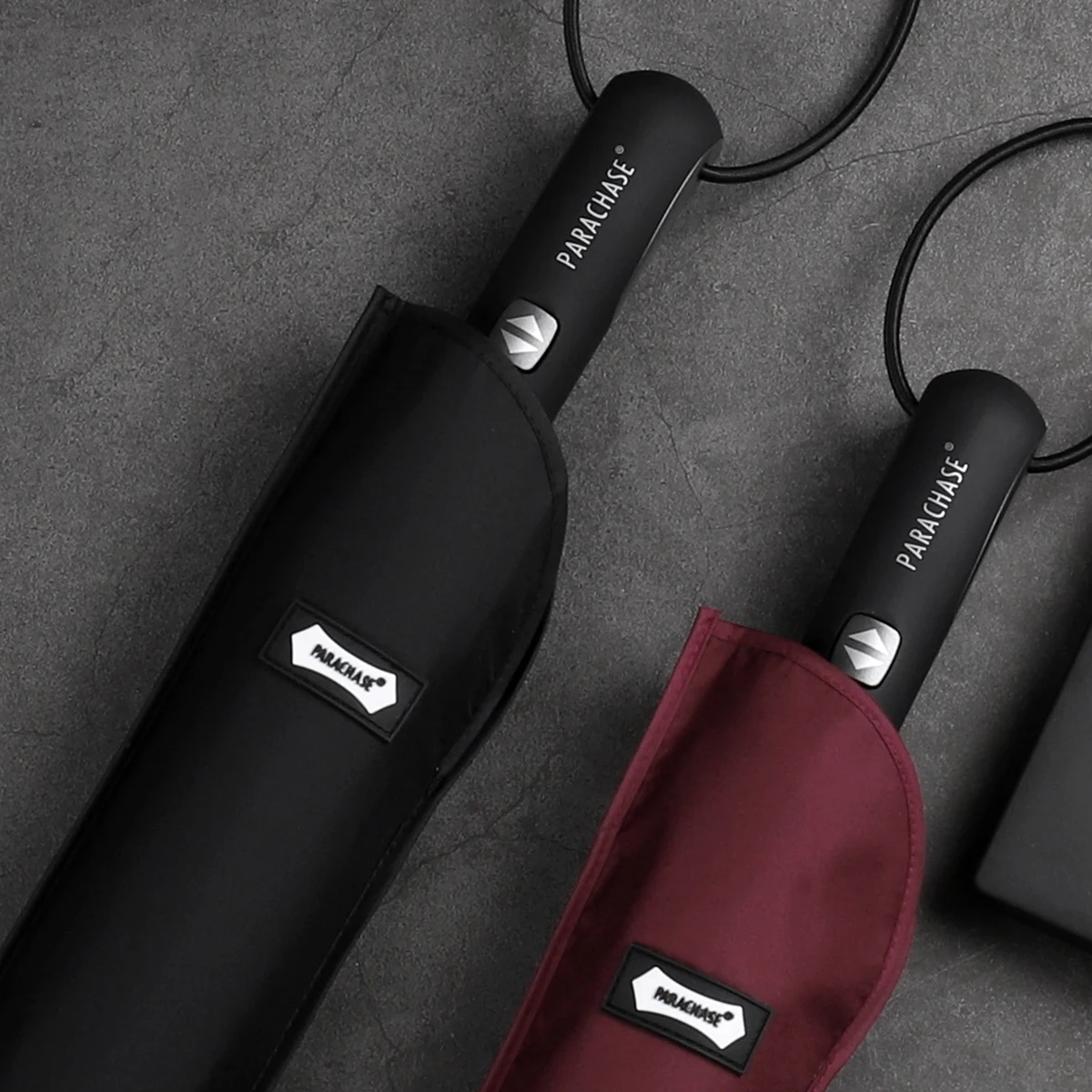 Parachase большой автоматический зонт Для мужчин женщин ветрозащитный 8 ребер Бизнес