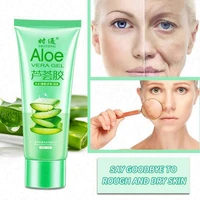 organic aloe vera gel cream vegan soothing gel skin moisturiser remove acne oil control soothing moisturing face cream care