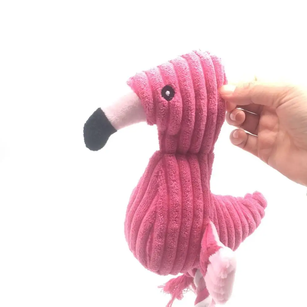 

Squeaky Fun Dogs Animal Shape Toys Gift Set Large Non Stuffed Rabbit Honking Squirrel for Dogs Chew Squeaker Dog Red Bird Toys