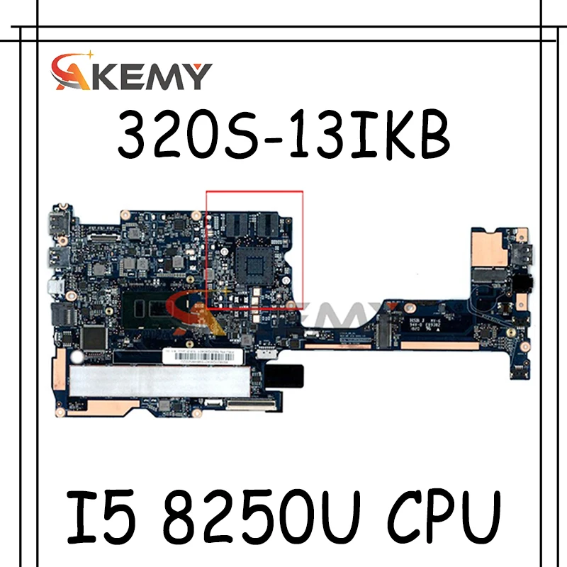 

Материнская плата Akemy для ноутбука Lenovo 320S-13IKB 320S-13, процессор I5 8250U, ОЗУ 4 Гб, протестирована на 100%