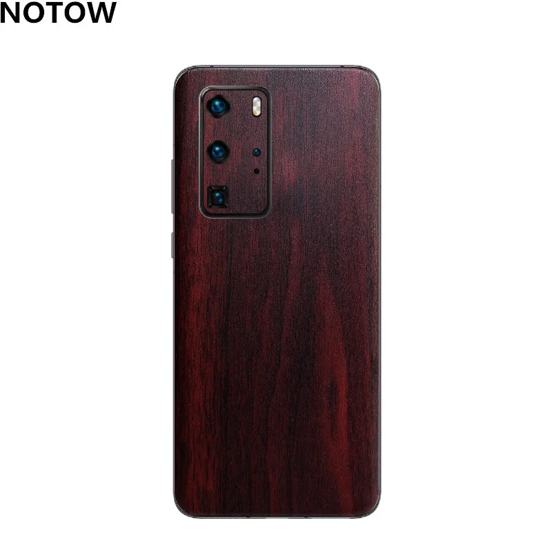 NOTOW Luxury Wood Skin Phone Sticker protective film Back Body Sticker For Huawei P40/P40Pro/p30/p30lite/p30pro/p20/p20pro