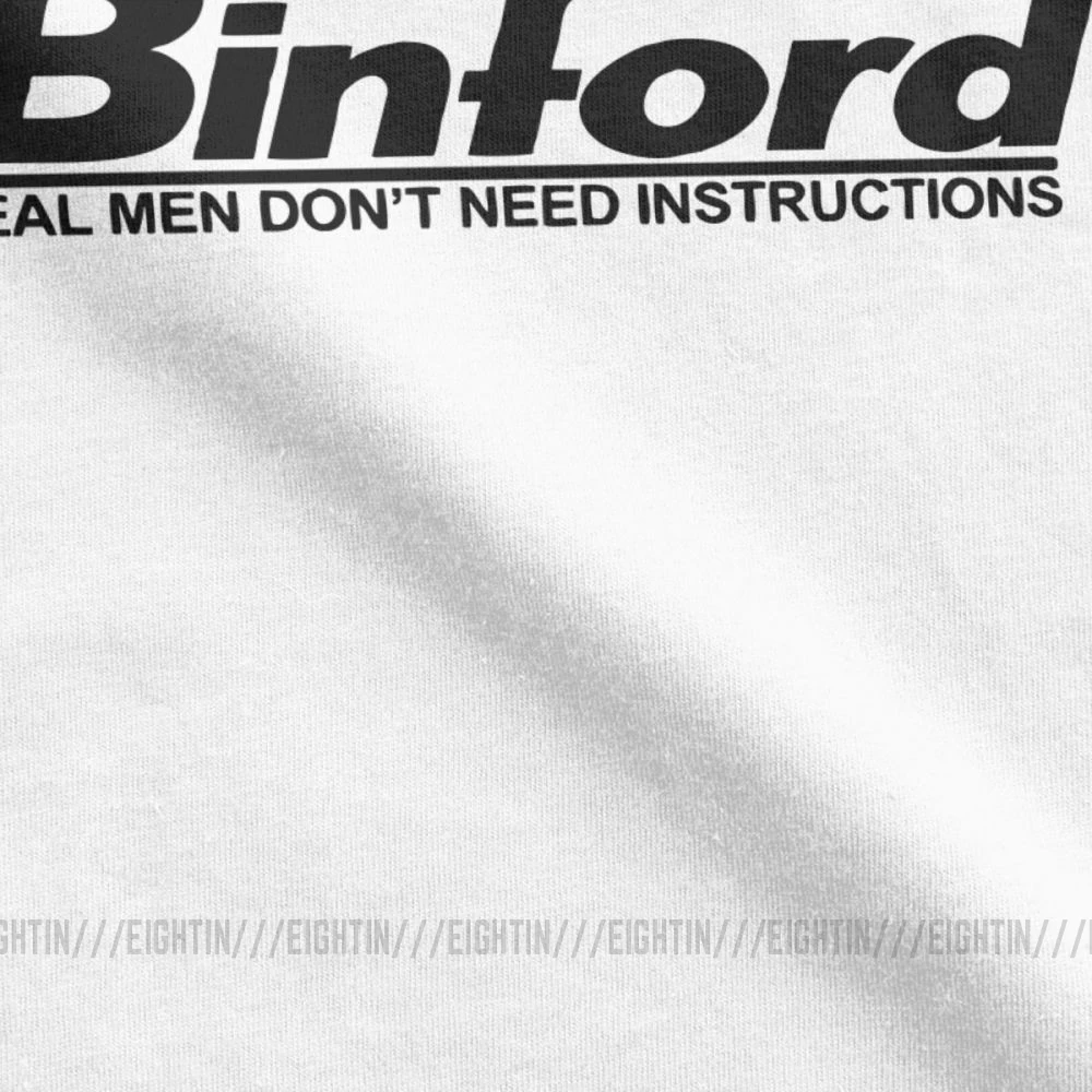 Мужские Винтажные футболки Binford Tools винтажные с короткими рукавами из 100% хлопка