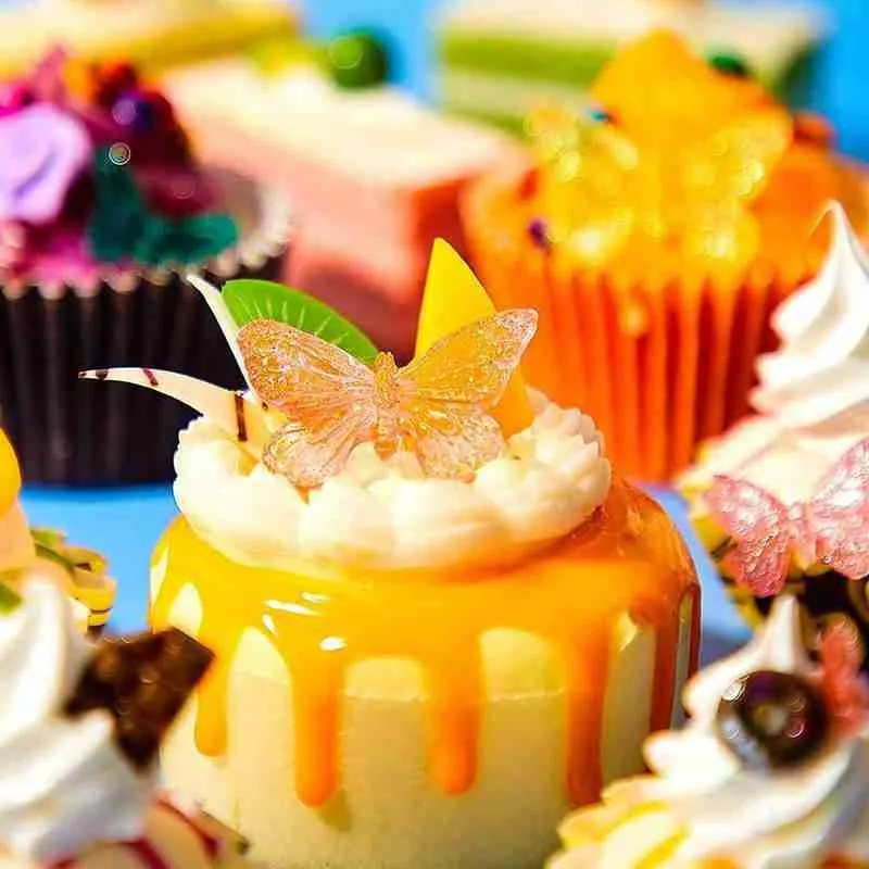 

Silicone Mold Butterfly Shap Fondant Candle Mold Cake Baking Resin Pastry Accessories Cake Mold Kitchen Sugarcraft Decorati E4S0