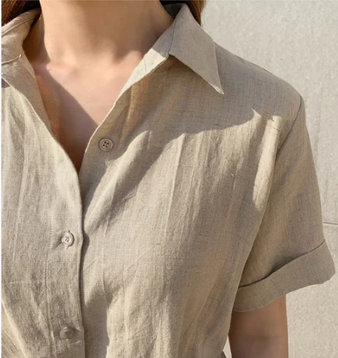 Платье женское вечернее в винтажном стиле длинное пляжное платье-рубашка