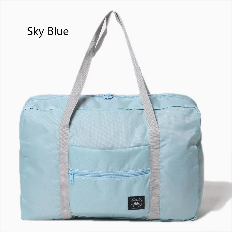 1Pc New Hot Sale Large Casual Waterproof Travel Bag Clothes Capacity Shoulder Bag Foldable Handbag Duffle Bag Durable Travel Bag
