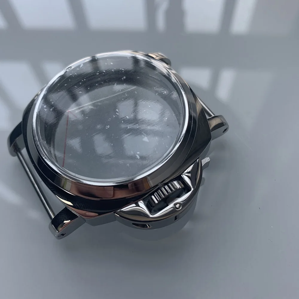 44 мм высококачественный чехол из нержавеющей стали подходит для ETA 6497/6498 чайки