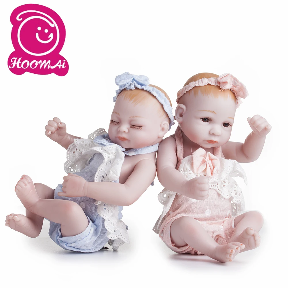 25 см силиконовые куклы для новорожденных реалистичные с открытыми глазами