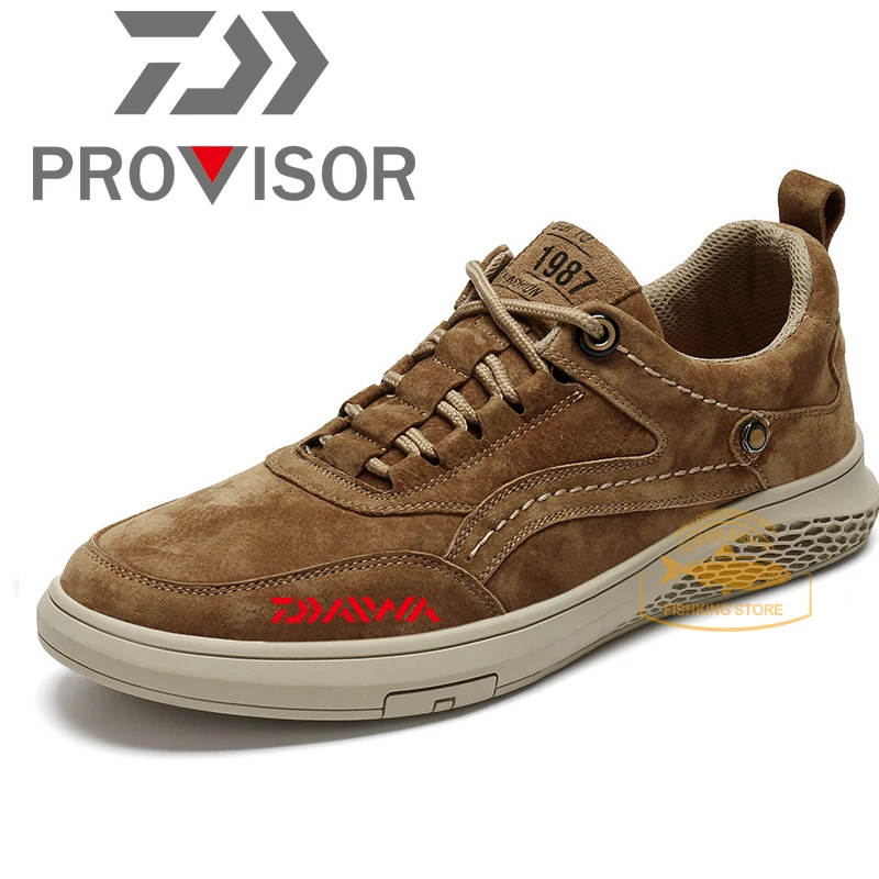 

2021 New DAWA Fishing Shoes Travel Camping Breathable Daiwa Shoes Hiking Sport Shoes Men Casual Outdoor Anti-skid Fishing Shoes