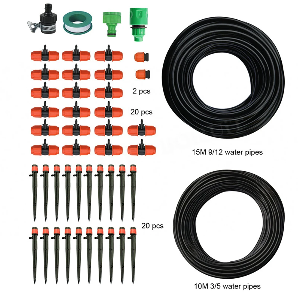 Watering kit 2 Сад капельного орошения полива комплект растений программируемый таймер полива умный DIY оросительная система для сада теплицы - Цвет: Watering kit 2