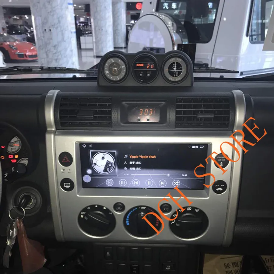 Автомобильный dvd на основе Android 10 25 дюйма GPS навигация для Toyota FJ Cruiser 2007 2008 2009 2010 2011