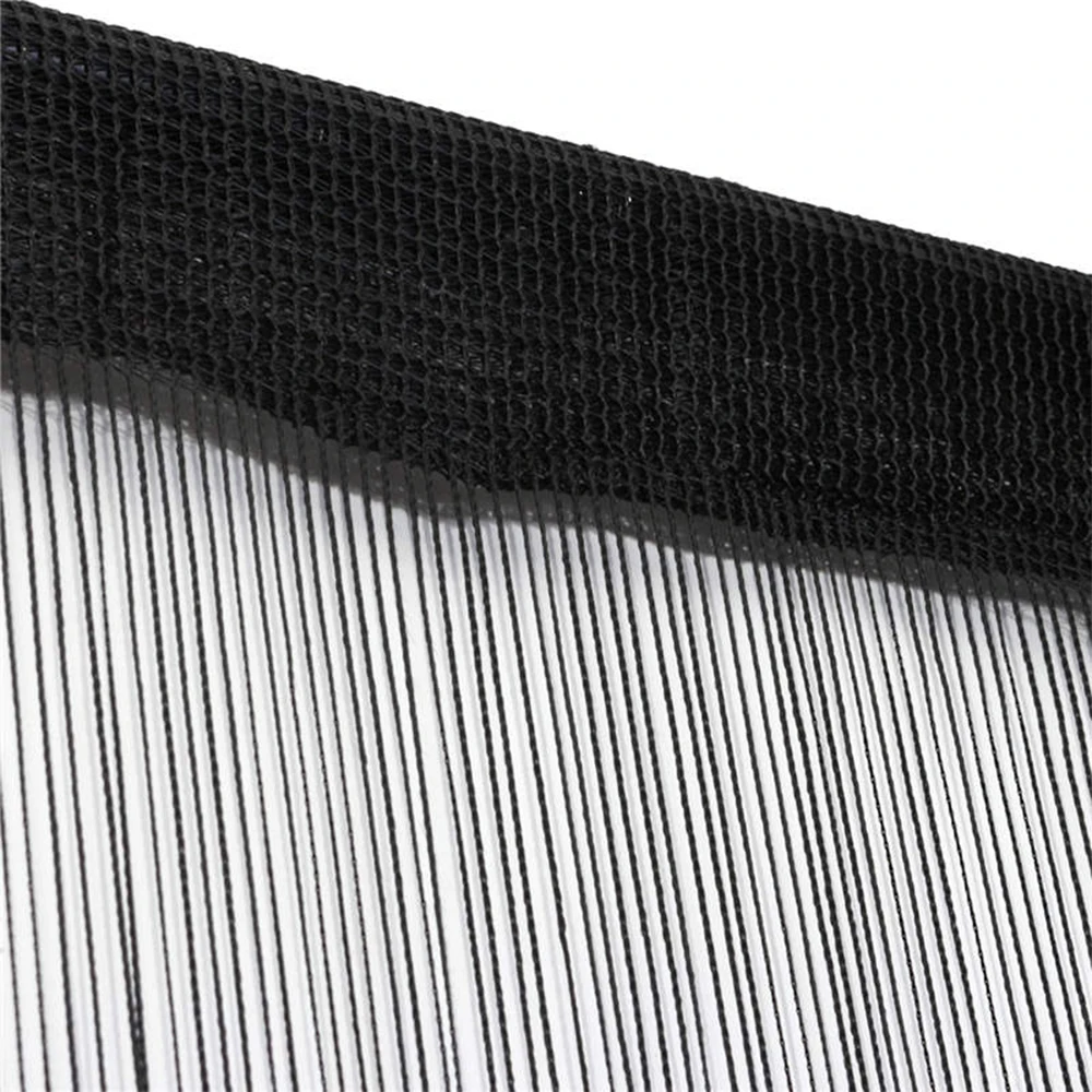 Черная занавеска на цепочке 100x200 см | Дом и сад