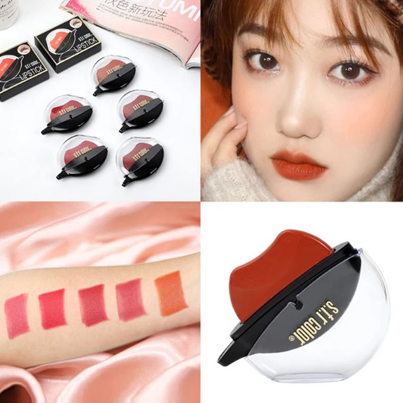 

Moisturizeing Lips Balm Temperature Change Color Nude Matte Lipstick Cosmetics Creative Modelling Sexy Lipstick