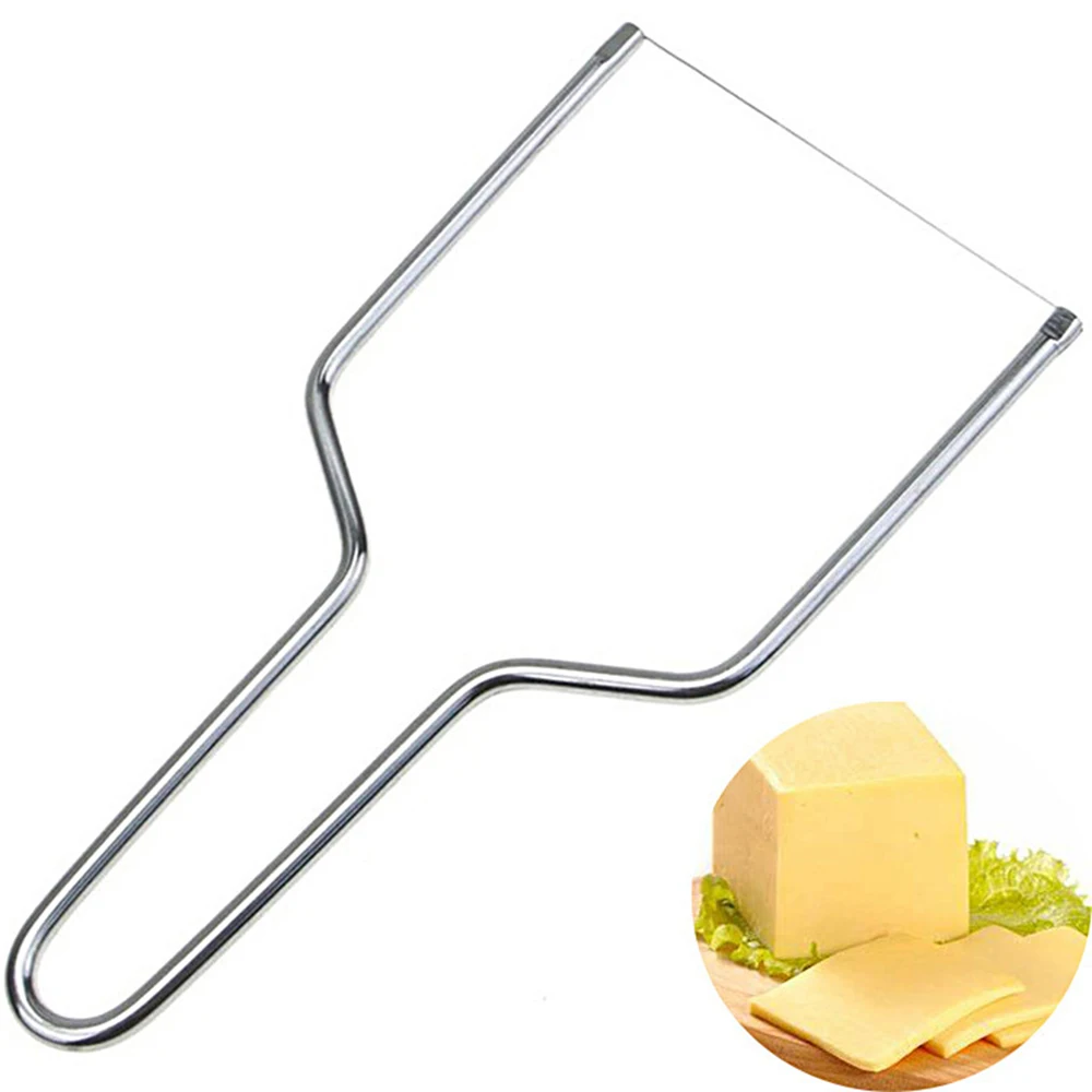 

1PCS Kitchen Accessories Baking Tools Cheese Slicer Peeler Wired Cheese Butter Cutter Stainless Steel Cheese Knife Cooking Tools
