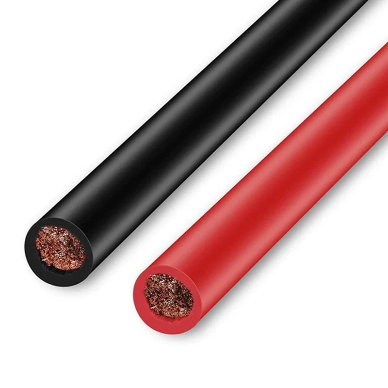 Комплект клемм медных проводов для заземления аккумуляторов 2 шт 5AWG 16 квадратных