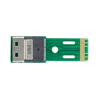 chenyang pci e slimline sas 4 0 sff 8654 4i 38pin to sff 8654 38pin male to female extender adapter test tools