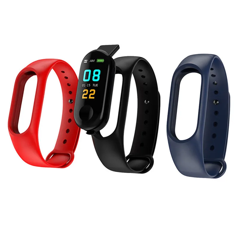 Dropshipping Silicone Wrist Strap Adjustable Bracelet Clasp For Original M3 USB Charging Smart Wristband Smart Accessories