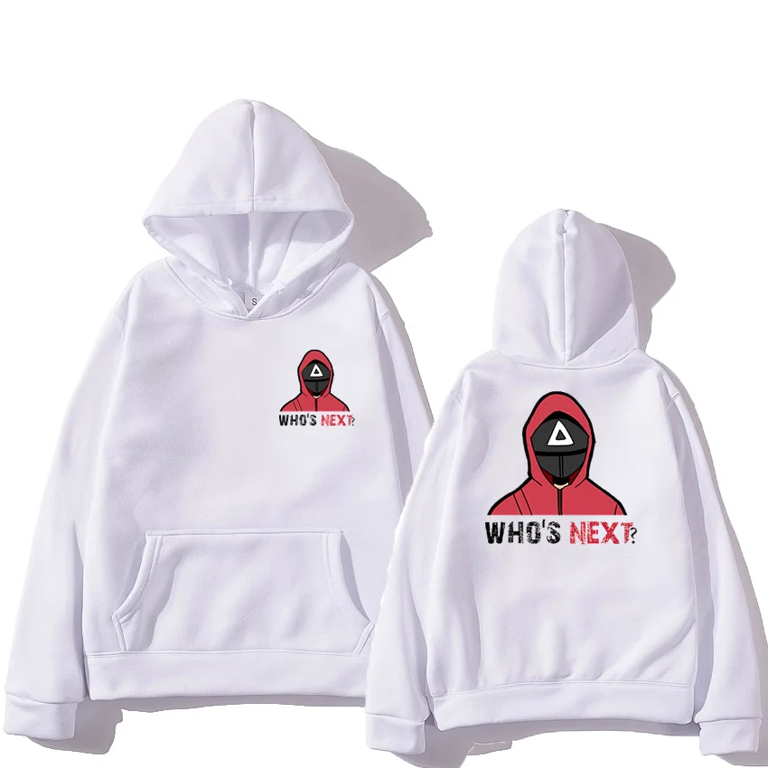 

Fashion 2021 Squid Game Men's Women Hoodies Fleece Male Hoody Sweatshirt Unisex Hoodie Harajuku Oversized Streetwear Clothing
