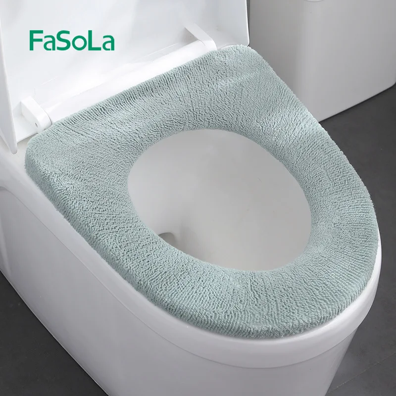 

Youpin All-inclusive Cotton Toilet Seat Removable Washable Toilet Seat Skin-friendly Soft Available In All Seasons