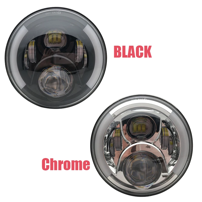 Новый автомобиль аксессуары 7 дюймовый светодиодный головной светильник s DRL Halo