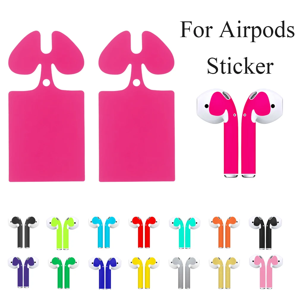 1PC Earphone Accessories For Apple Airpods Air Pods Skin Sticker Ultra Thin Dust Guard Earbuds Decals | Электроника