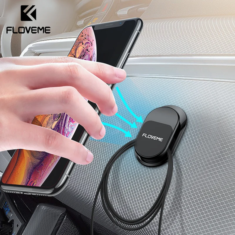 

FLOVEME Magnetic Car Phone Holder Multifunction Mini Hook Mobile Phone Holder Magnet Wall Phone Holder Car Mount GPS Stand