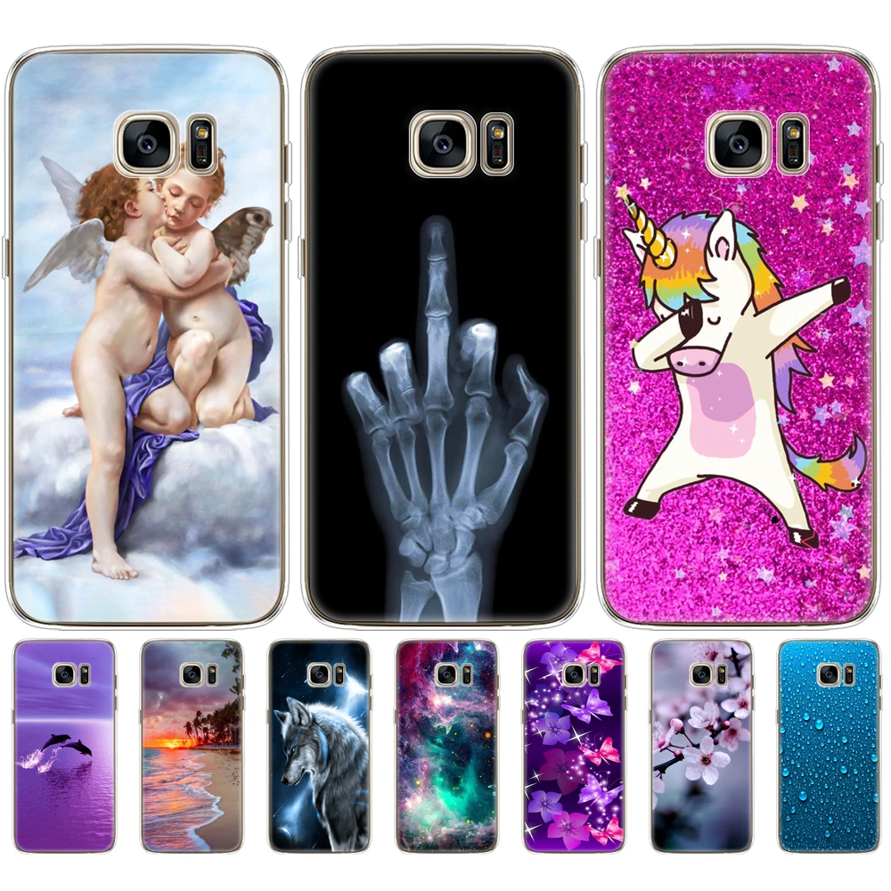 soft silicon TPU case For Samsung Galaxy S7 edge Case Cover For Samsung S7 G930F G930FD G930W8 Phone shell