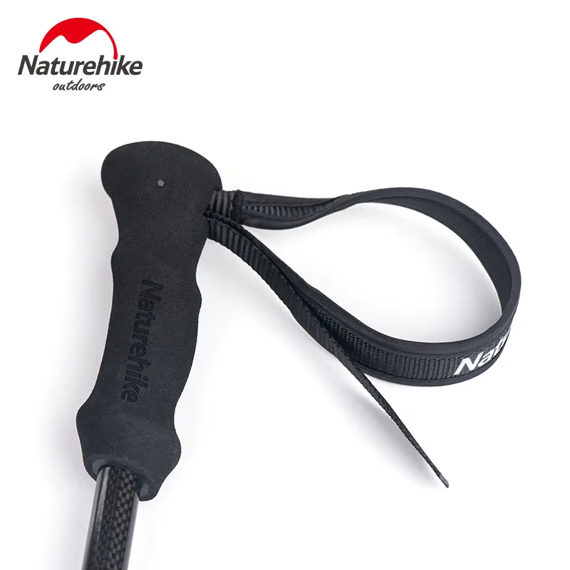 Палка складная телескопическая из углеродного волокна 5 секций|Трекинговые