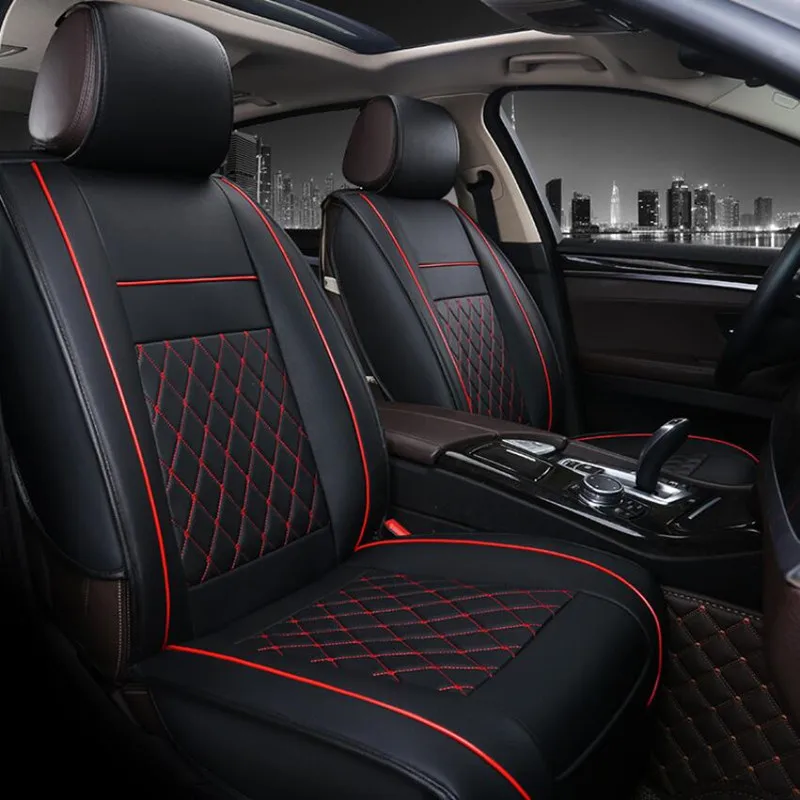 Чехол для автомобильного сиденья из искусственной кожи Mitsubishi Pajero Sport OUTLANDER EX Lancer