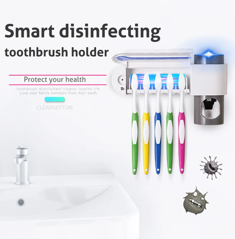 3 в 1 многофункциональная ультрафиолетовая зубная щетка стерилизатор для