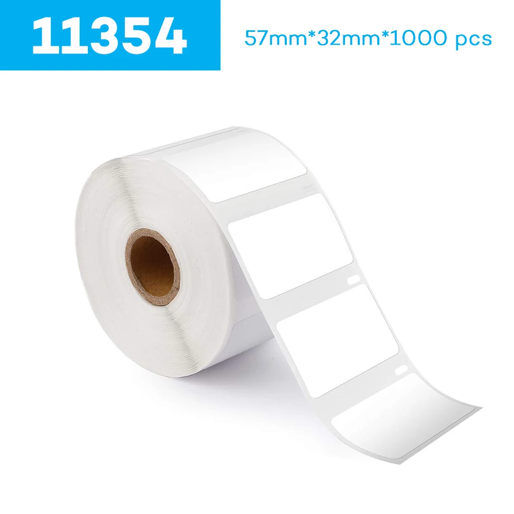 CIDY 1 совместимые рулоны Dymo LW 11354 этикетка 57 мм * 32 1000 этикеток для LabelWriter 400 450 турбо