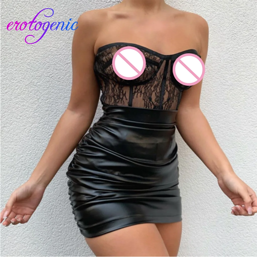 Мужской сетчатый бюстгальтер Lenceria Модный укороченный топ черного цвета с