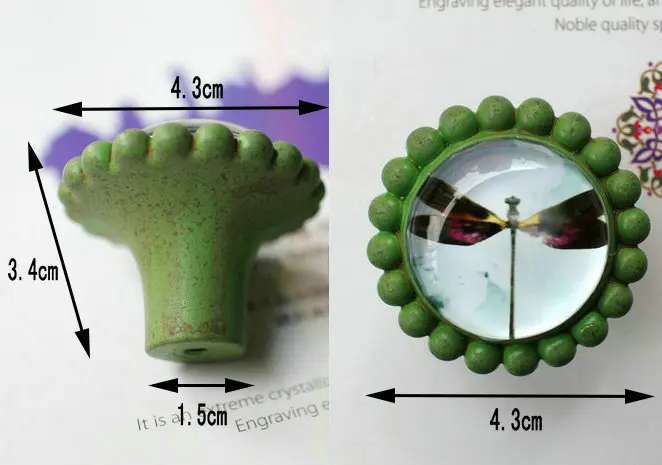 Ручки для шкафа нагрудная кухонная дверь шкаф ящик ретро креативная Хрустальная