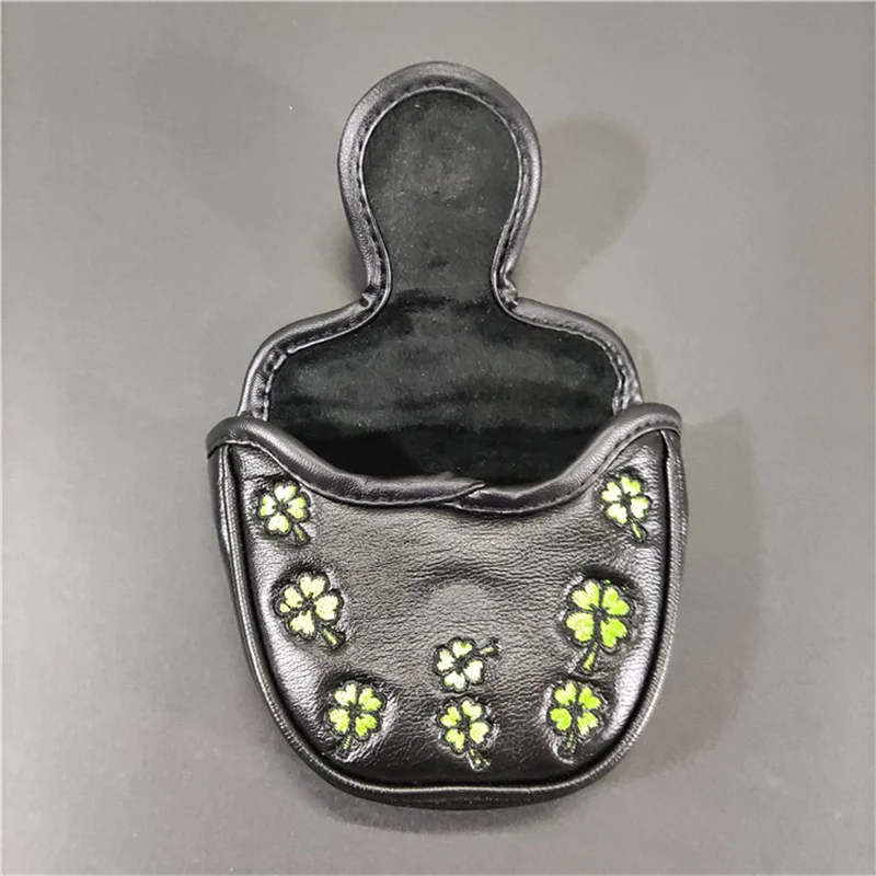 Колотушка для гольфа Шлем Счастливый Клевер вышивка на магните чехол короткой