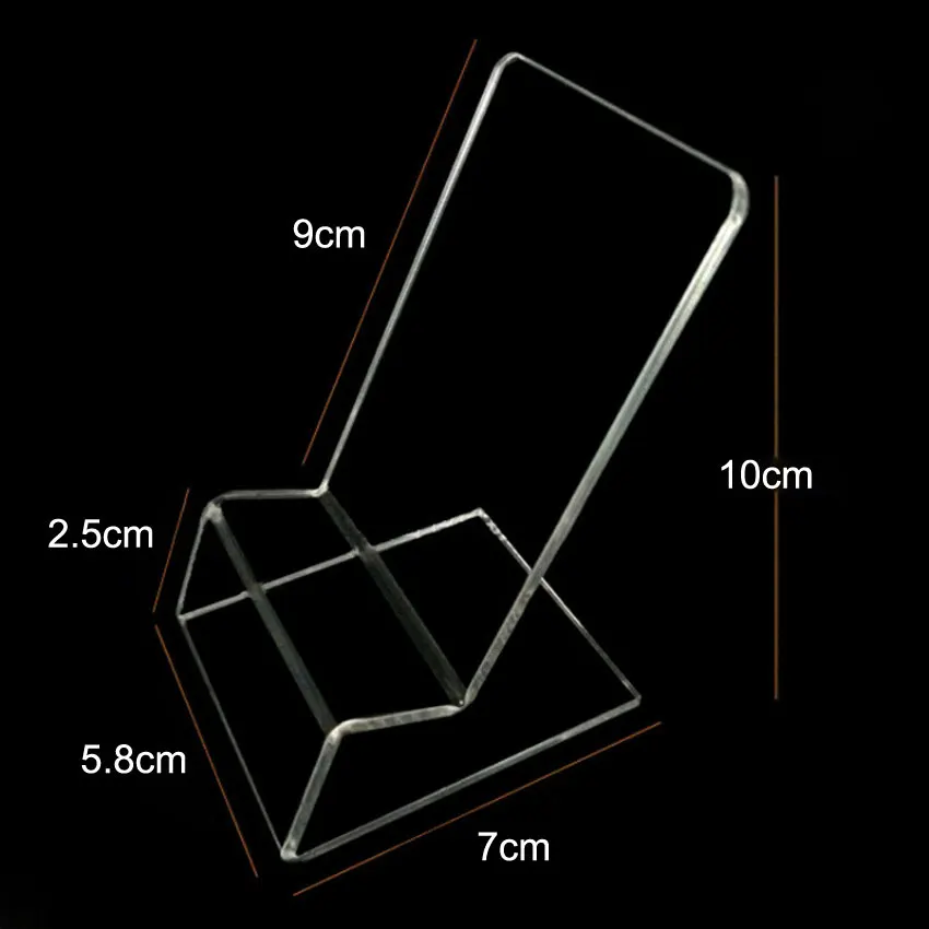 Прозрачная пластиковая подставка YuXi для стеллажа с окошком GB GBA SP GBC 3DS 2DS консоли