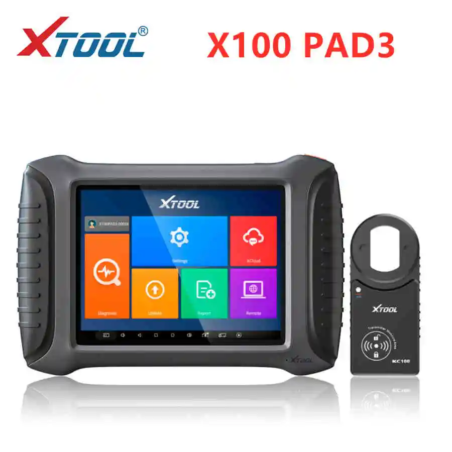 

XTOOL X100 PAD3 X100 PADIII Professional Tablet Key Programmer With KC100 Adpter