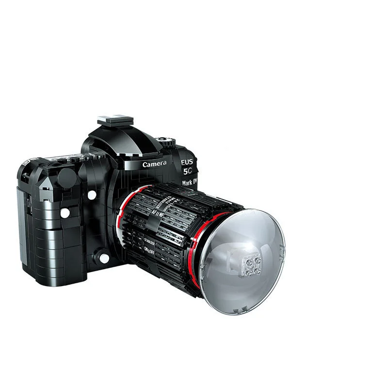 

Модель строительного блока с цифровой камерой, мини-кирпичи, игрушечные блоки в сборе, пластиковая модель «сделай сам», развивающие игрушки...