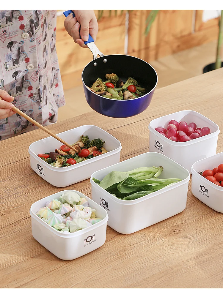 Контейнер для хранения свежести в холодильнике Кухонный закусок банка с крышкой