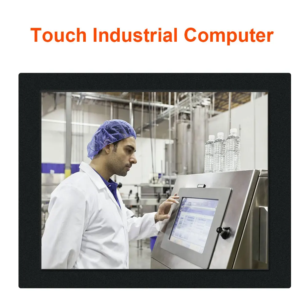 10.4 inch Self-service Terminal Mini Computer Industrial Tablet PC Resistance Touch Screen Win7 Win8 Buckles Mounting all in one