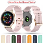 Ремешок силиконовый для смарт-часов Huawei Watch GT 2 42, спортивный сменный Браслет для Honor Magic2 42 мм, ES, 18 20 мм