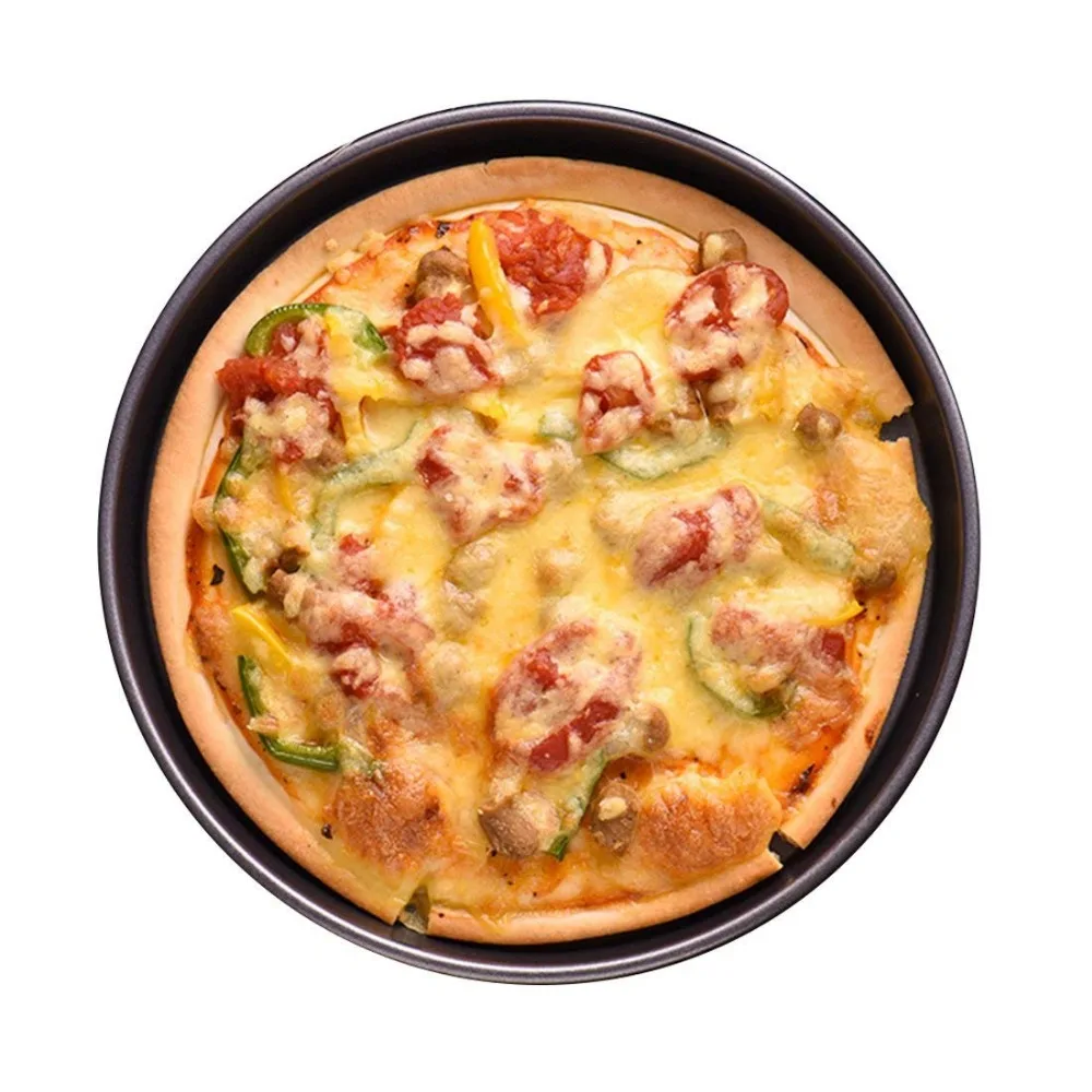 Форма для выпечки пиццы круглая форма глубокой поднос антипригарная инструмент