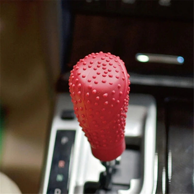 Universal Gear Shift Collars Anti Slip Silicone Manual Automatic Car Shifter Lever Knob Dust Proof Cover Protector | Автомобили и