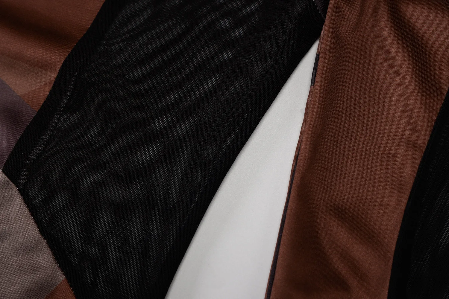 

Women Dresses 2021 Spring New Fashion Bodycon Sexy Simple Thin Printed Round Neck Long Sleeves Color Block Female Midi Dress