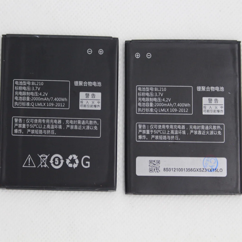 Аккумулятор ISUNOO BL 210 BL210 для Lenovo A536 A606 S820 S820E A750E A770E A658T S650 A656 A766|Аккумуляторы