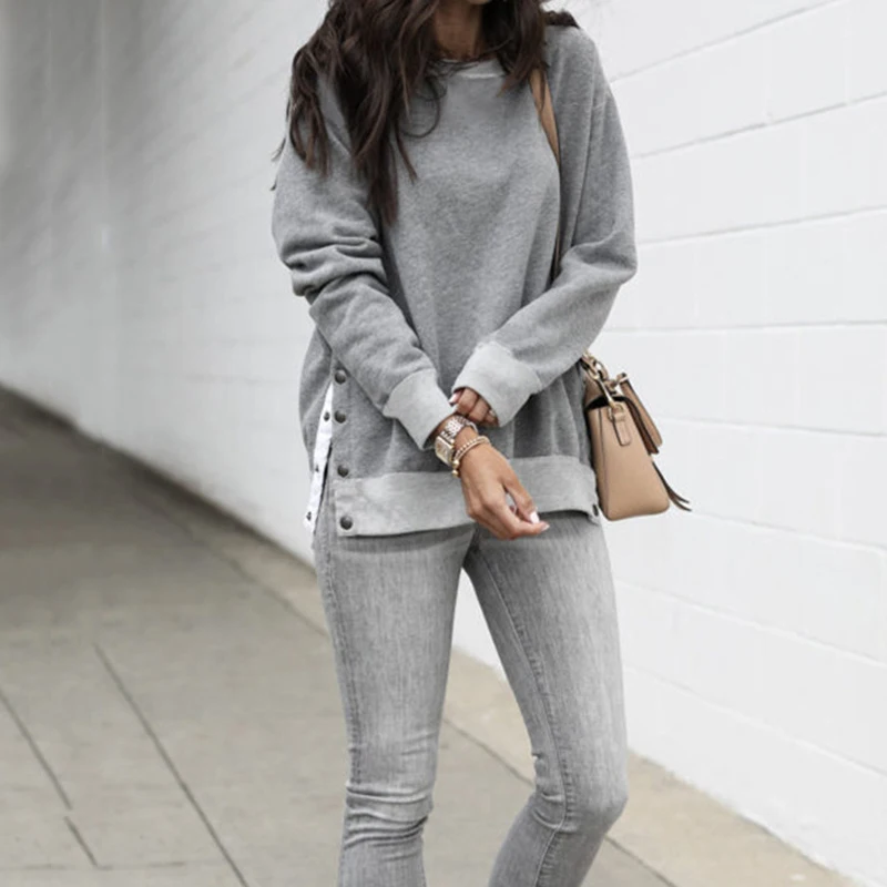 Lossky /женские свитшоты с длинным рукавом Осенний пуловер топы для женщин новинка