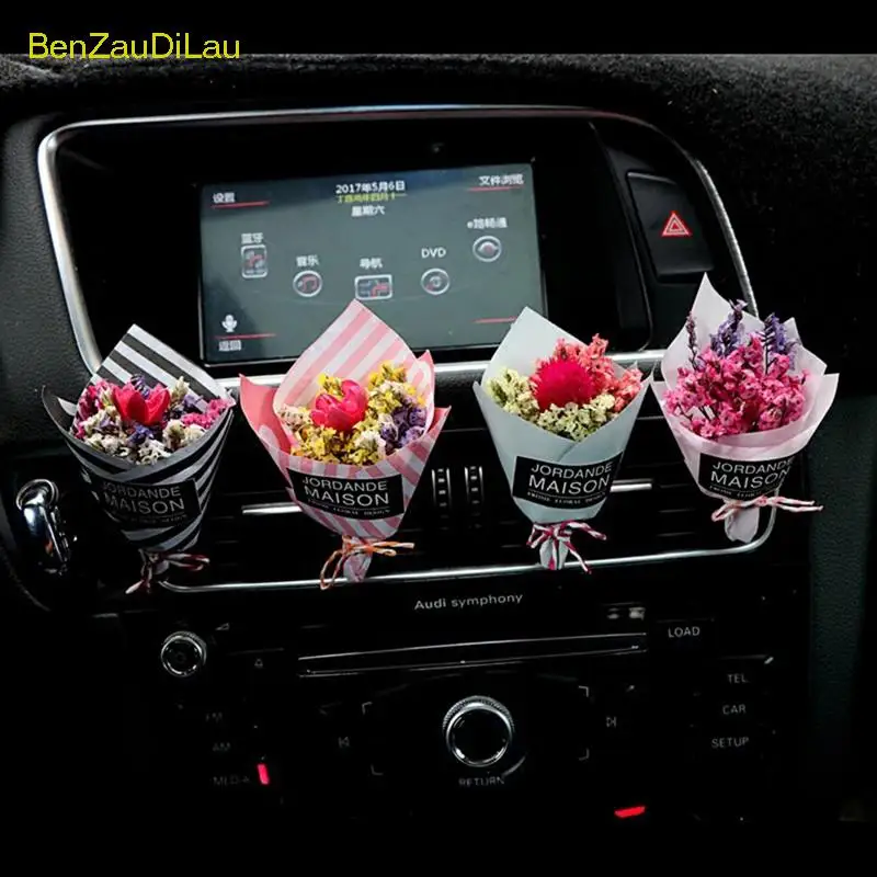 Автомобильный Креативный цветочный кондиционер на выходе автомобильный